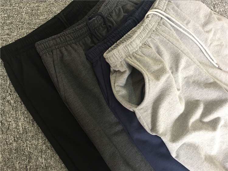 Hjemmetøj til mænd #39 bomuld soveunderbukser løse enkle solide pyjamas forårs fitness bukser