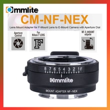Commlite CM-NF-NEX Handmatige Focus Lens Mount Adapter Ring voor Nikon G, F, EEN, IK, S, D Lens te gebruiken voor Sony NEX E Mount Camera &#39;S
