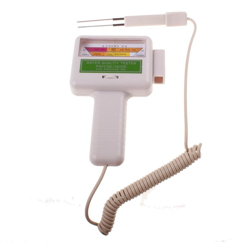 2 In 1 Ph Chloor Meter Tester PC-101 Ph Tester Chloor Water Testen Apparaat CL2 Meetinstrument Voor Zwembad aquarium 1Pcs
