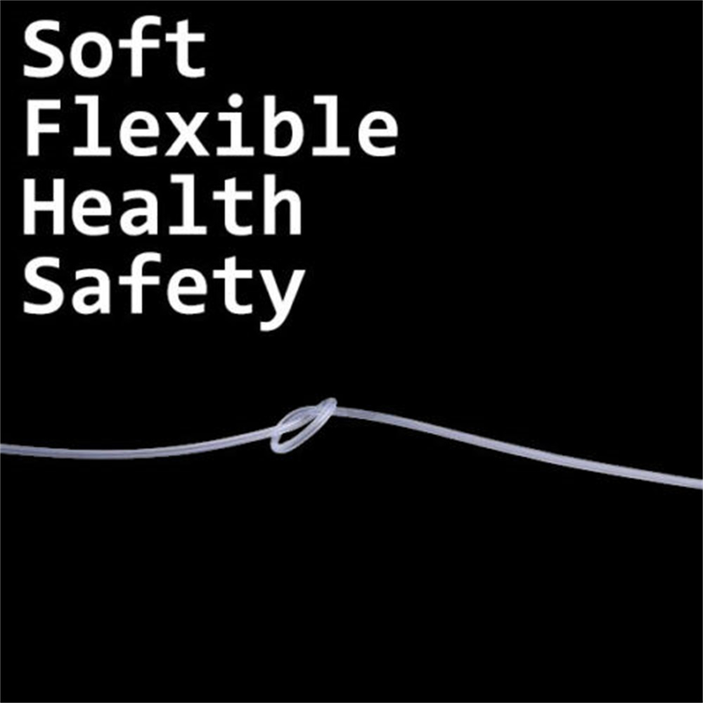 Tube en Silicone de Alimentaire, Haute Température, Transparent, Souple, Flexible, ID 0,5mm/1mm