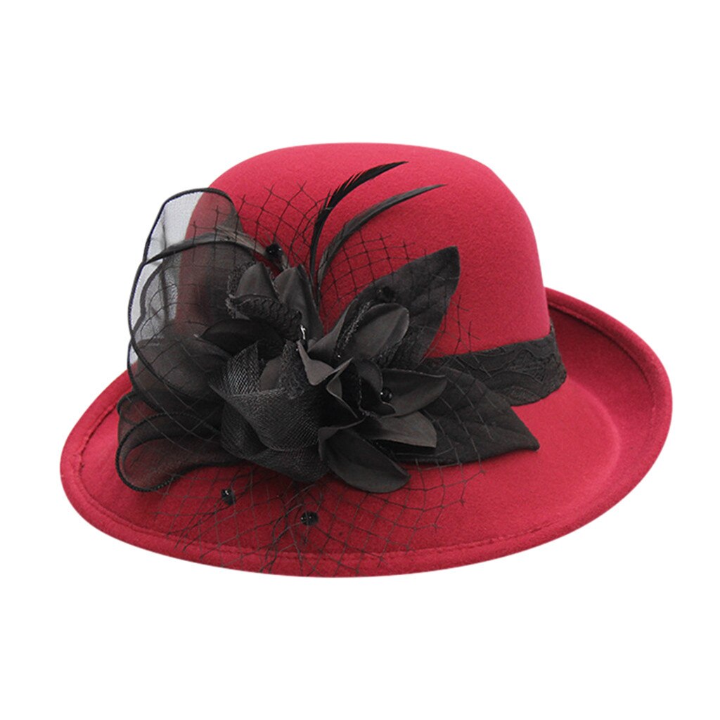 Boina de para mujer, estilo francés, gorro, gorra Vintage, de cálidos, sombrero jazz, sombrero verano, primavera, sombrero casual al aire libre: Wine 
