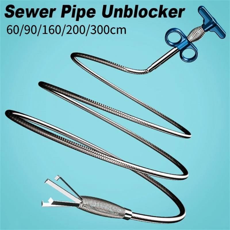 Lente Pijp Baggeren Gereedschappen Afvoer Snake Drain Cleaner Sticks Verstoppen Remover Cleaning Tools Home Voor Aanrecht Pijp Baggerschip