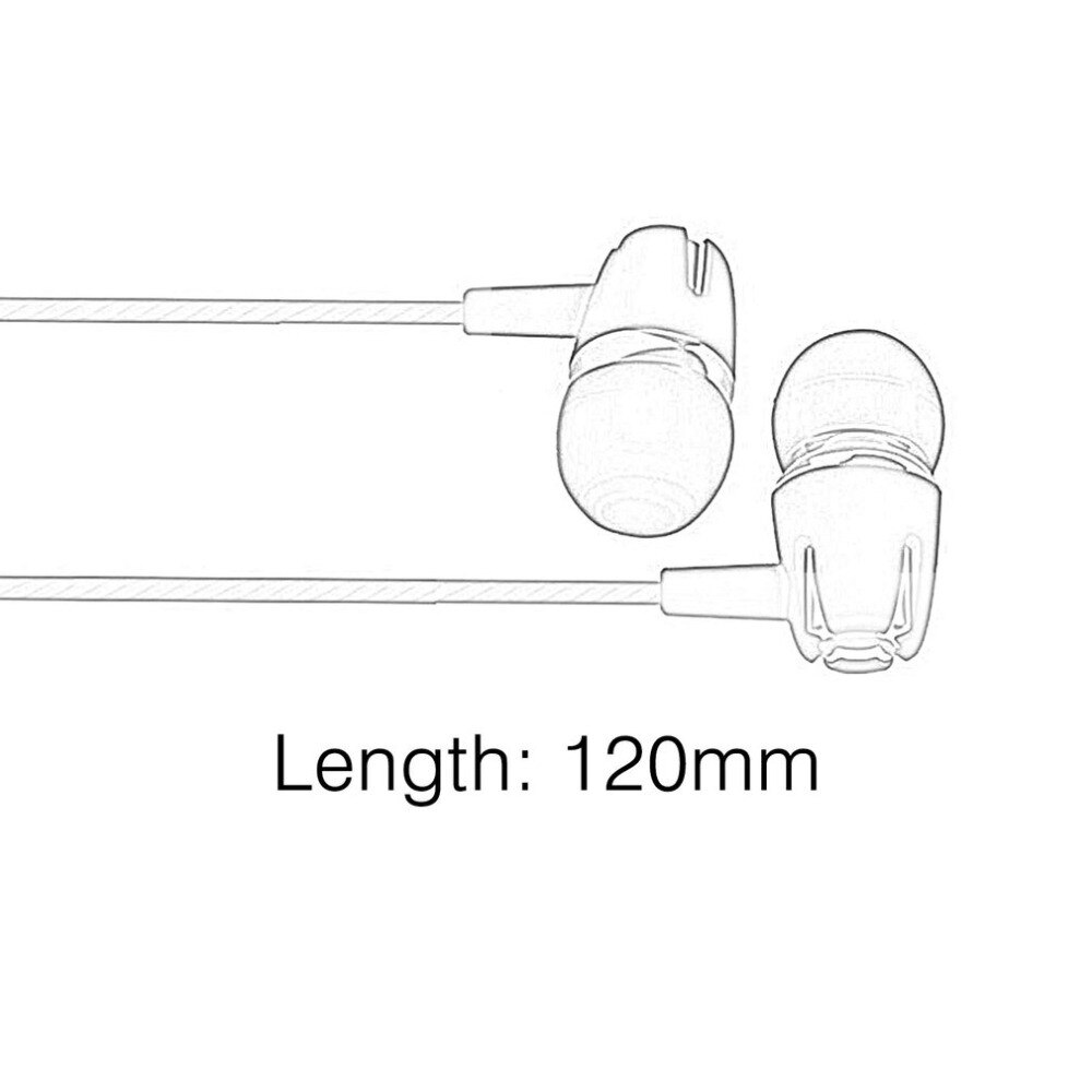 Bedrade Oortelefoon Galvaniseren Bass Stereo In-Ear Oortelefoon met Microfoon Handsfree Call Telefoon Headset voor Android iOS