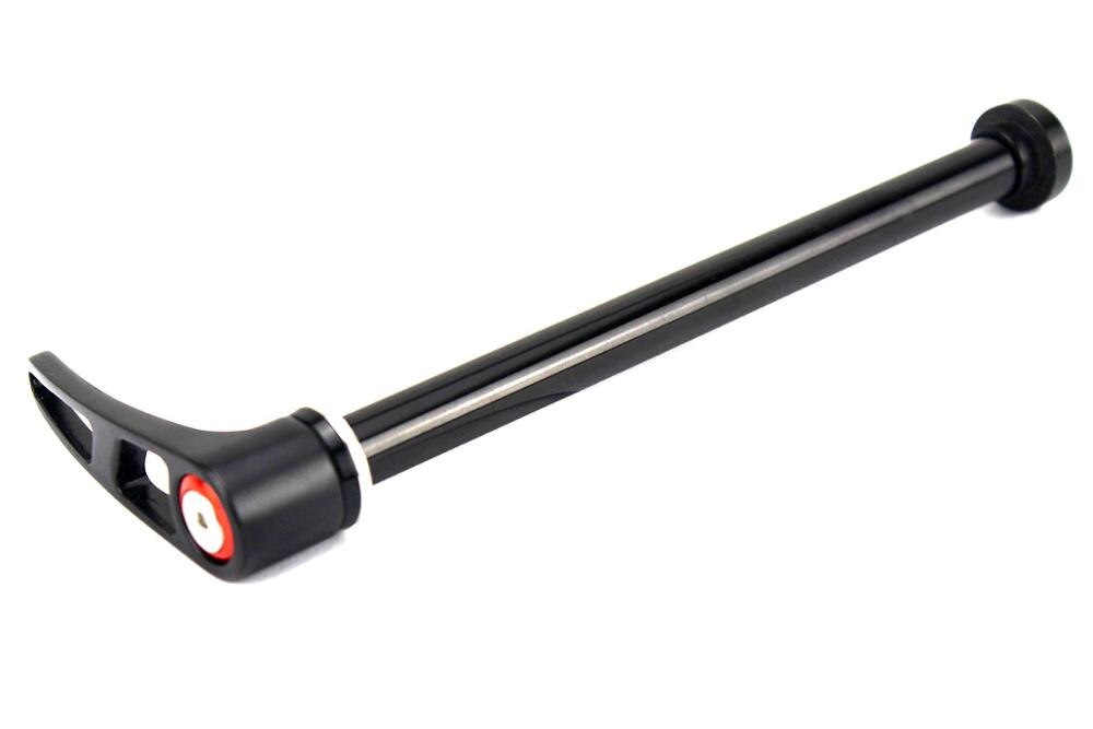 Baghjul gennem aksel 12 x 142 mtb racercykel spyd 12mm gevind stigning 1.5 længde 168mm akset qr leveres med låsemøtrik 142*12mm: Med håndtag