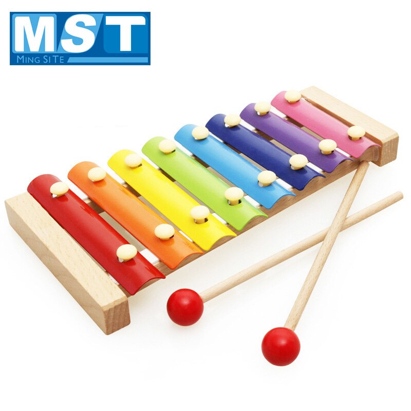 8 noten houten hand kloppen piano xylofoon vroege educatie percussie muziekinstrument speelgoed spel voor kinderen ontwikkeling