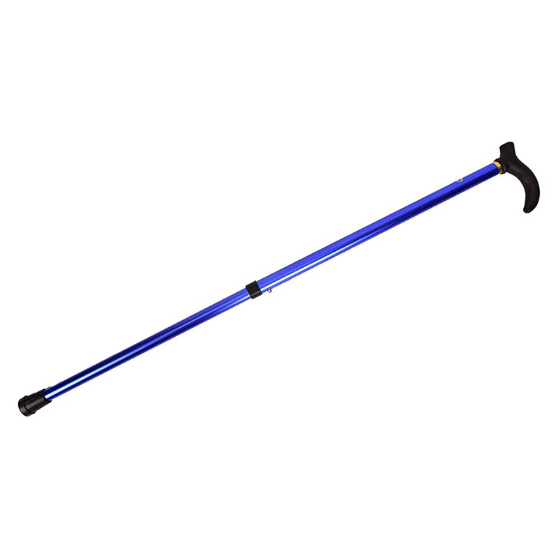 Telescopic Walking Stick Cane 6 Grade Alpenstock for Elderly Aluminium Body Hiking Rubber Tips Climbing Equipment