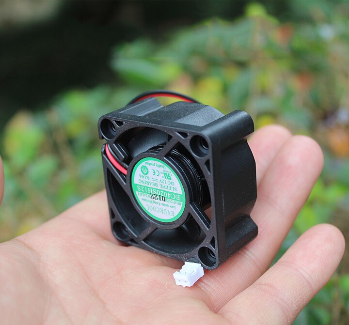 Miniature Fan DC 6V-12V 9V 1.7W 40mm Brushless Fan Chassis Cooling Exhaust Fan High Air Volume Square 4cm Fan
