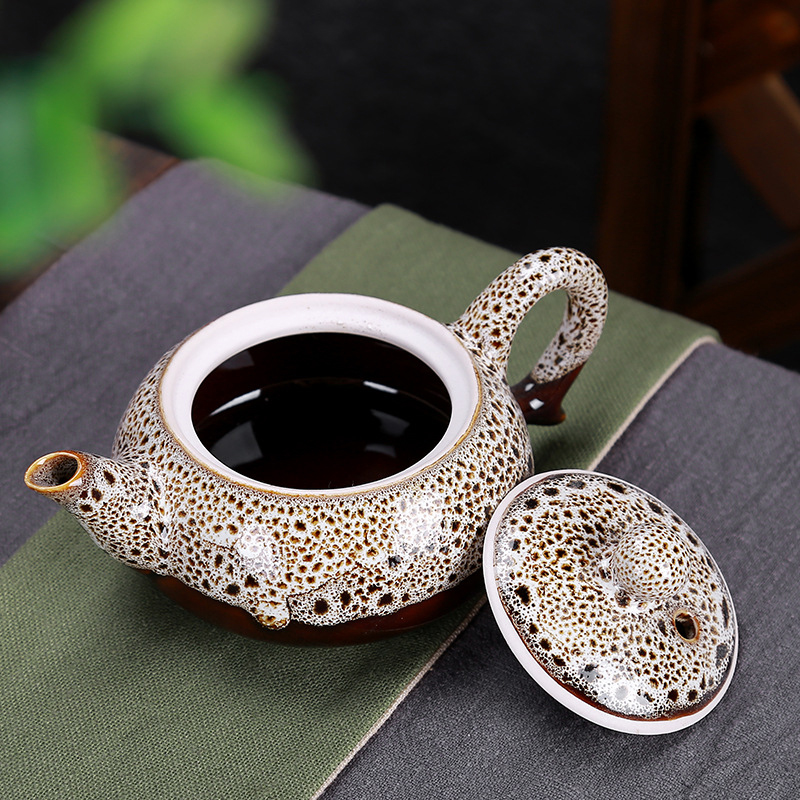 7 st teservisar utsökt celadon -teset inkluderar 6 koppar 1 tepott, jingdezhen -märke utsökt uppsättning kung fu -kopp unikt