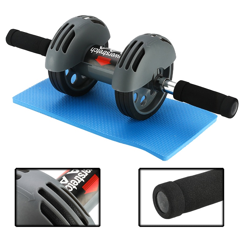Thin waist abs exercise abdominal muscle roller fitness equipment training abs exercise home automatic rebound pulley belt pad