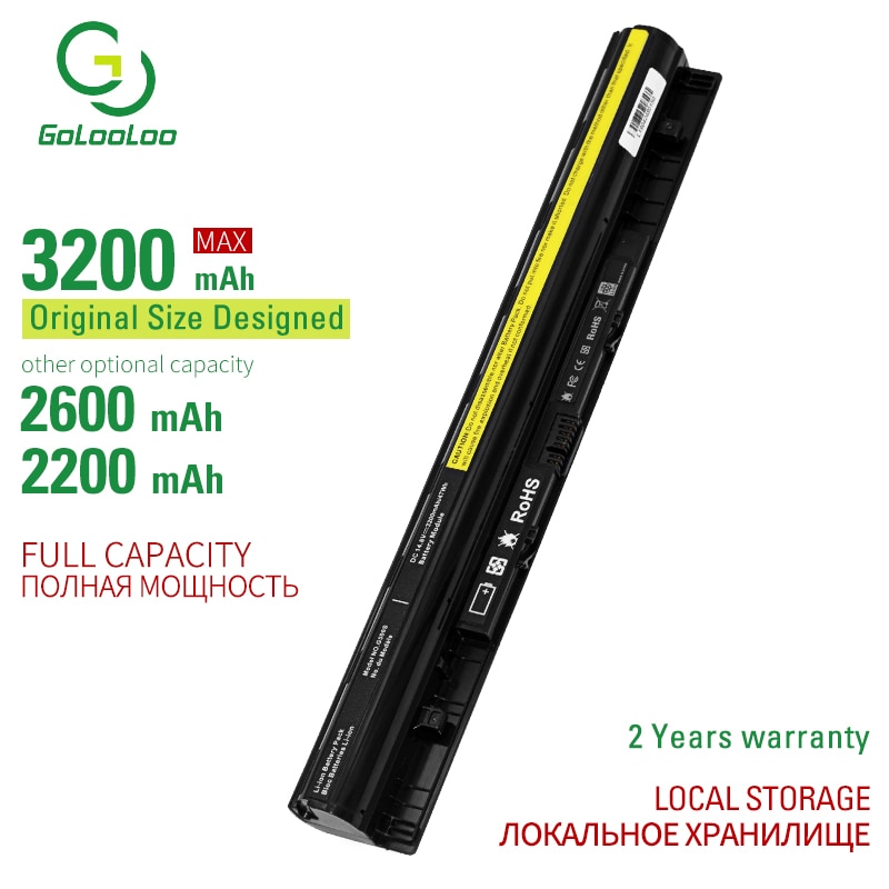 Gololoo-Batería de ordenador portátil de para LENOVO L12M4A02 L12M4E01 L12S4A02 L12S4E01 IdeaPad G400s G410s G500s S510p S410p Z710