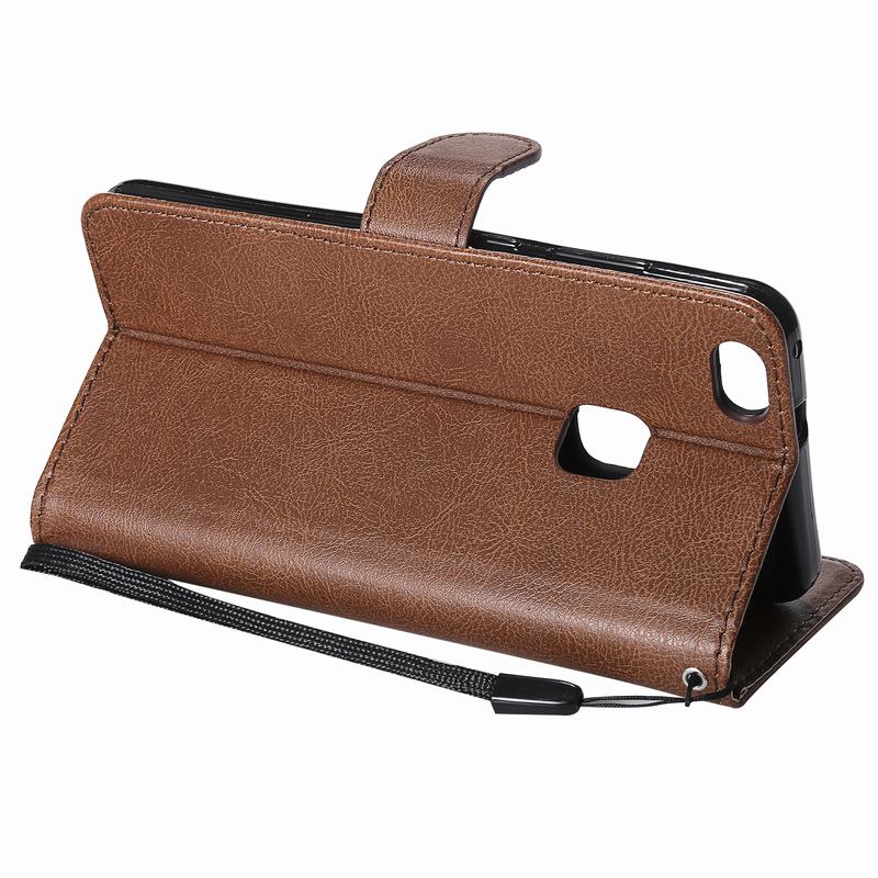 Case Cover Voor Huawei P10 Lite Luxe Magnetische Flip Wallet Plain Vintage Telefoon Lederen Tassen Coqeu Voor HUAWEI P 10 p10lite Gevallen
