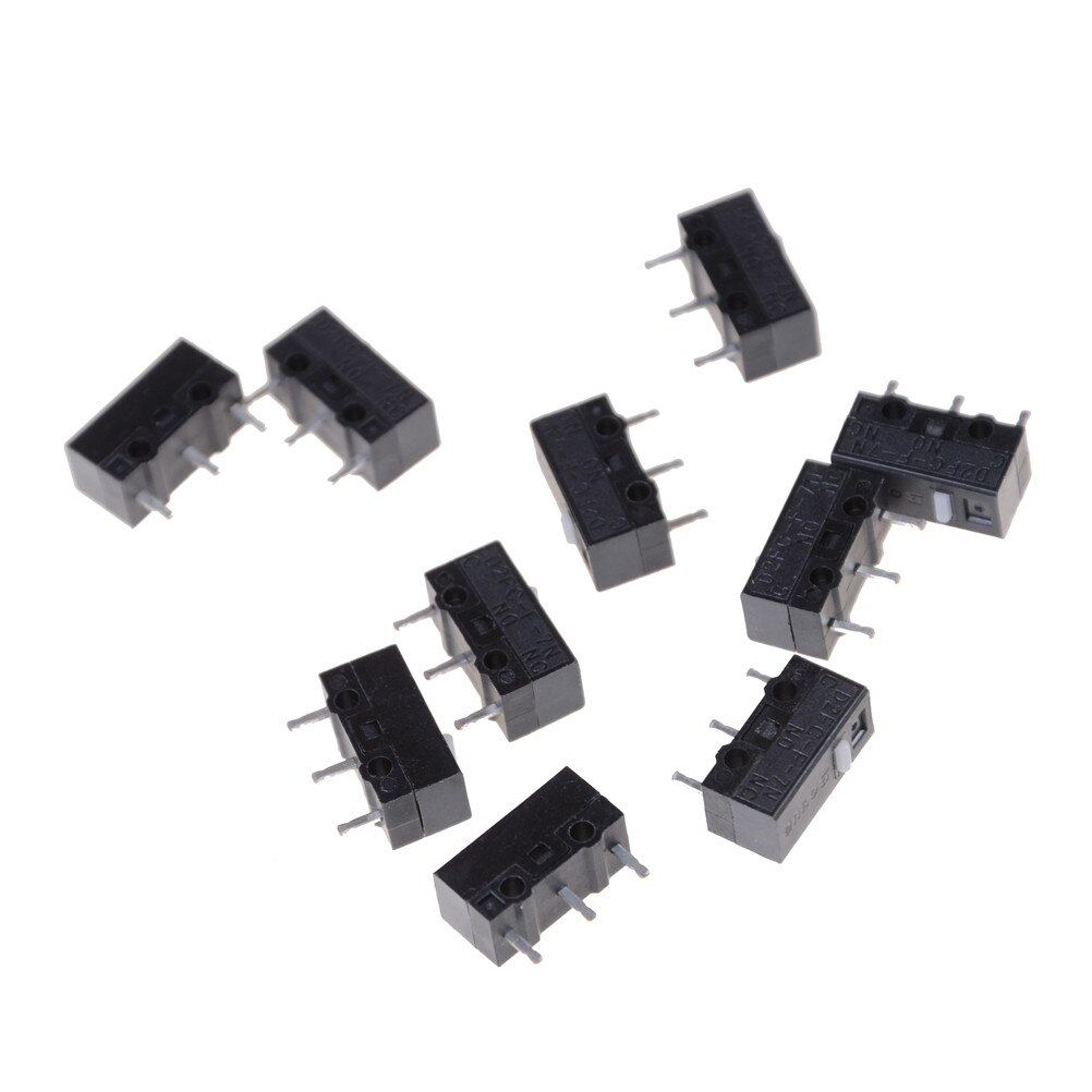 10pcs Authentic OMRON Mouse Micro Switch D2FC-F-7N Mouse Button Fretting D2FC-E-7N D2FC