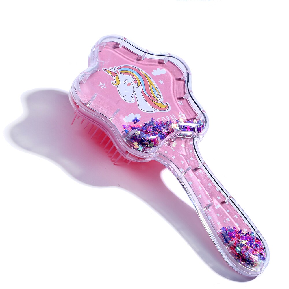 1Pcs Anti-Static Hair Comb Cartoon Cute Air Bag Comb Hairbrush Salon Hairdressing Straight Curly Hair Styling Tool Girls