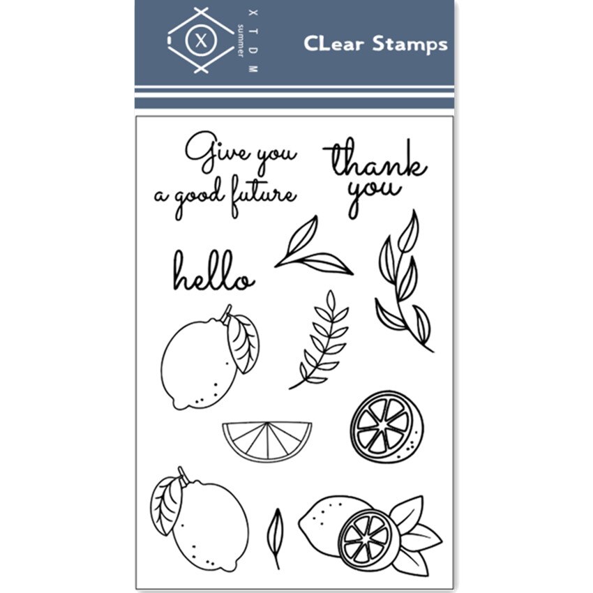 11*16cm owoców cytryny farby transparentne wyraźne znaczki/silikonowe pieczątki rolki pieczęć robić album na zdjęcia DIY robić scrapbookingu/tworzenie kartek