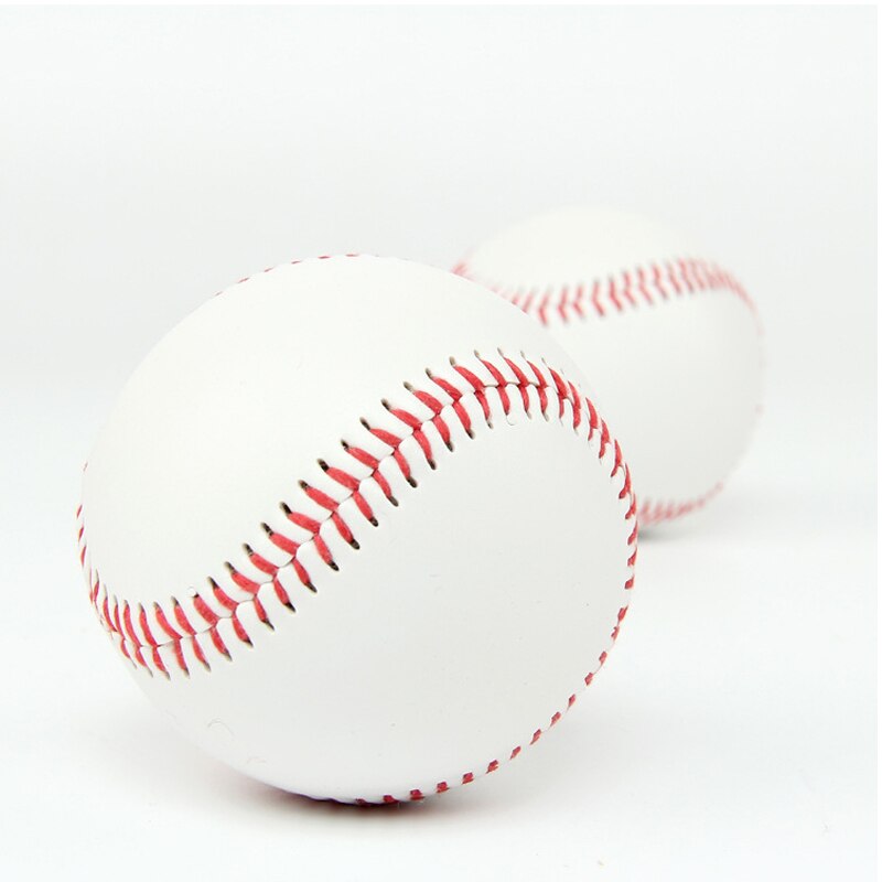 Standard Baseball Ball Softball 9" Handmade PVC Upper Rubber Baseballs Inner Soft Balls Training Exercise beisebol