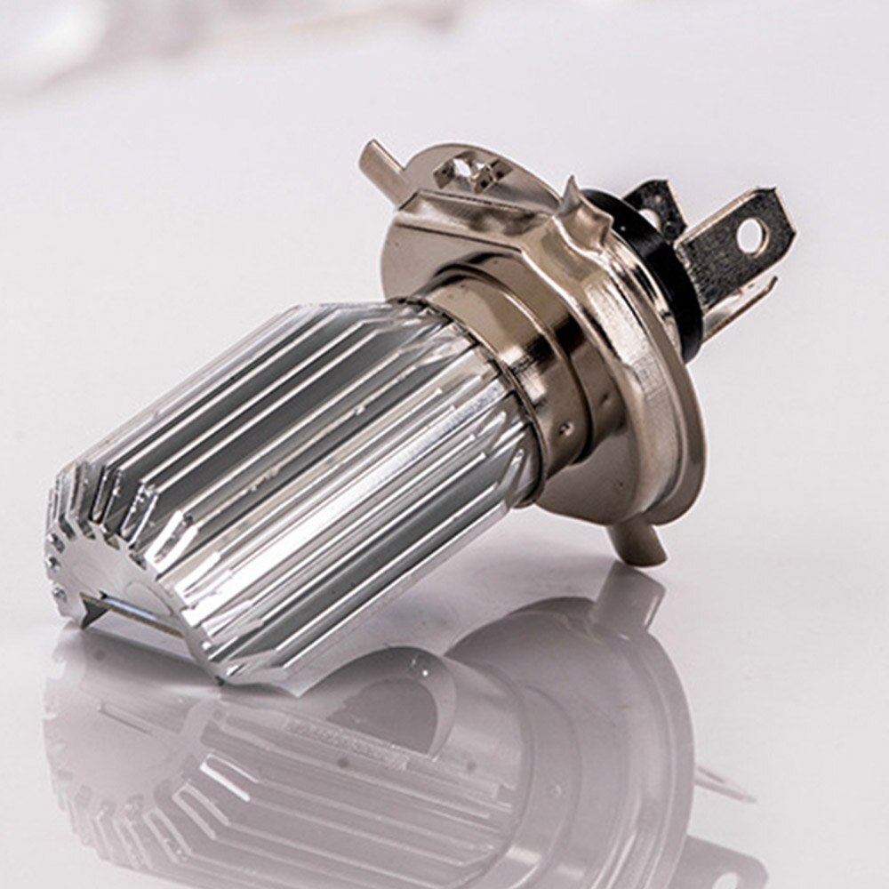 1 pcs 12 V H4 9003 High Power COB LED Lamp Wit Hi/Low Beam Motorfiets Koplamp 6000 K