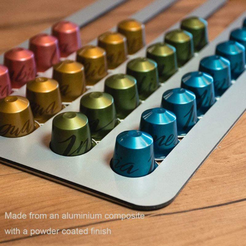 Support mural en aluminium pour rangement de capsules Nespresso 24/40, armoire de cuisine, carrelage, Restaurant