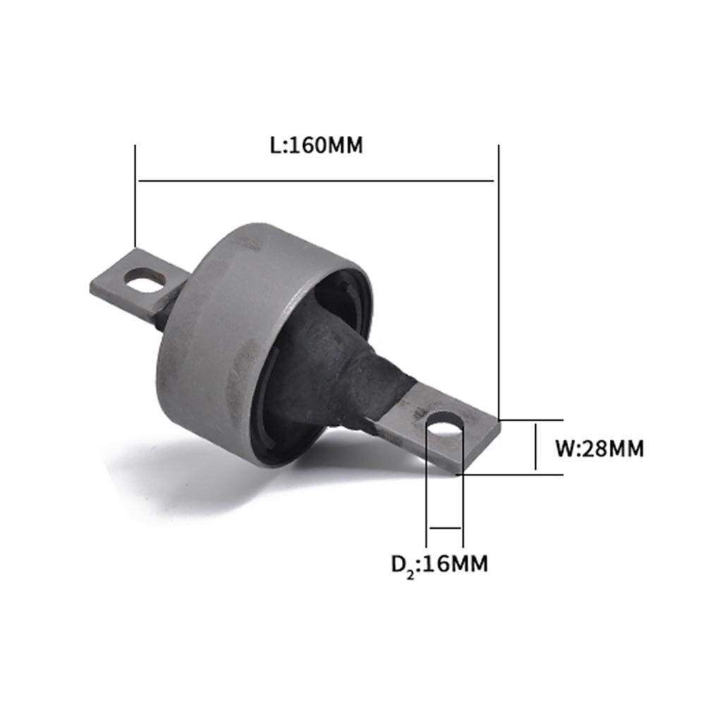 Pack of 2 Rear Left & Right Trailing Arm Bushing Lower Bushings