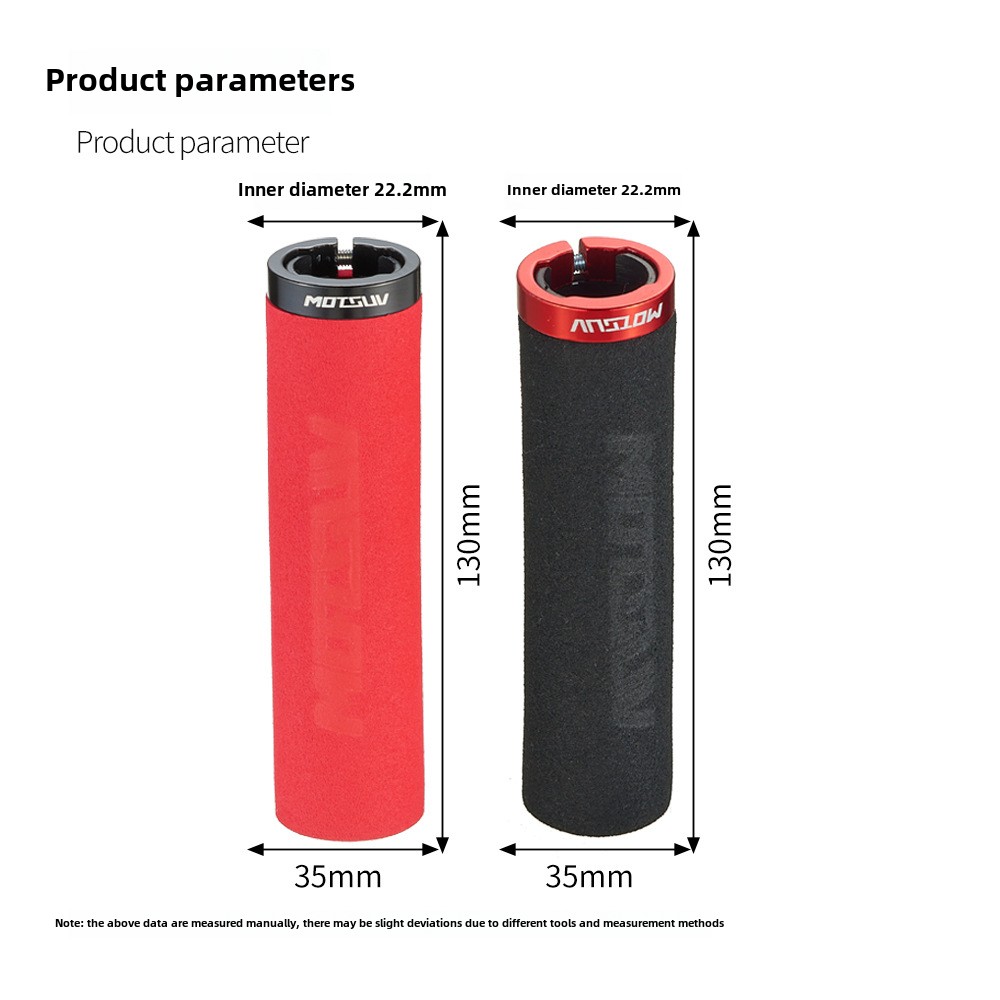 Fiets ultralichte vergrendeling spons gripset mountainbike zijvergrendeling schokabsorberende antislip set accessoires Fietsstuur