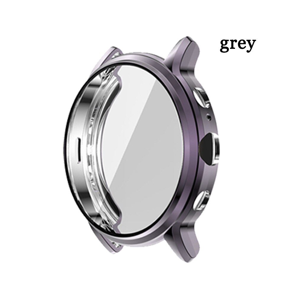 Tencloud Protective Case For Fossil Gen 5 Carlyle Soft TPU Protector For Gen 5 Carlyle Full Screen Cover Bumper Anti-shock Shell: grey