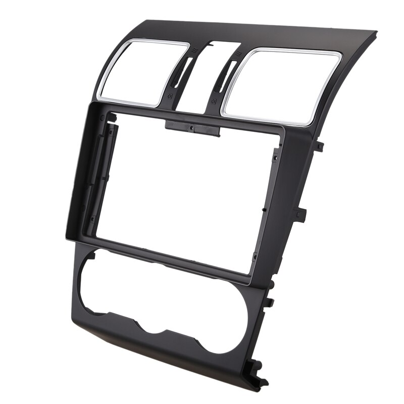 Bil  o 2 din instrumentpanel fascia ramme adapter til subaru forester 9 tommer cd/dvd frontplade ramme monteringssæt