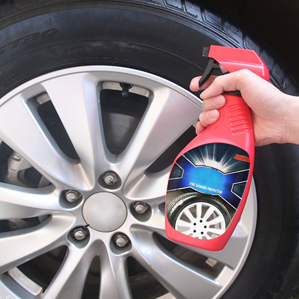 360ML Tire Coating Agent High Brightness Tire Protector Wheel Cleaning Glazing Crack Care Instant Brightening