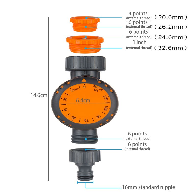 Huis Tuin Automatisch Sproeisysteem Apparaat Kraan Mechanische Timing Waternevel Systeem Gazon Outdoor Water Timer Irrigatie Controller