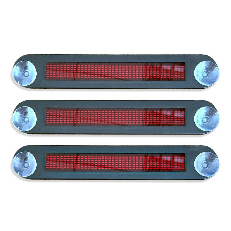Z740 11.8*1.2inch 30*5CM Mini LED Car Display Light Scrolling Message Remote Control Programmable LED Billboard Shop Open Sign