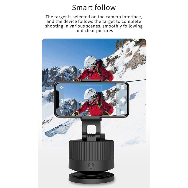 360 Rotation automatique visage suivi Selfie bâton trépied objet suivi support caméra intelligente support pour téléphone