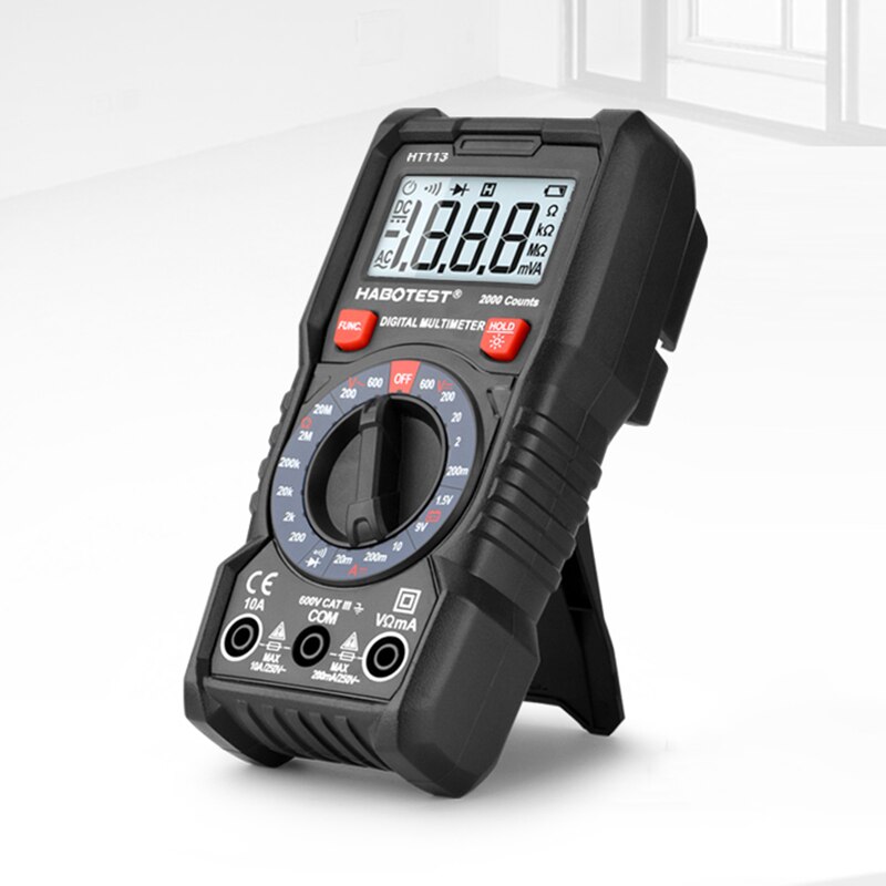 Digital-Multimeter Tester HT113 Automatische Professionelle Transistor Tester Multimeter Batterie Messen Meter Mit Hintergrundbeleuchtung