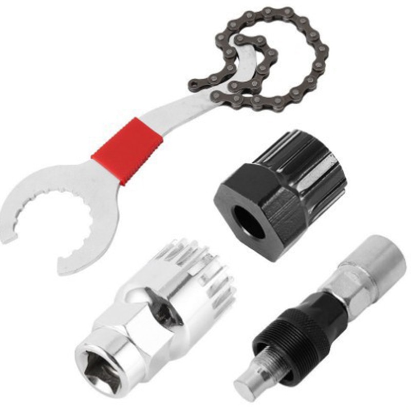 Multifunctionele Mountainbike Reparatie Tool Kits Chain Cutter Trapas Sleutel Crank Puller Handige Removal Tools RR7260