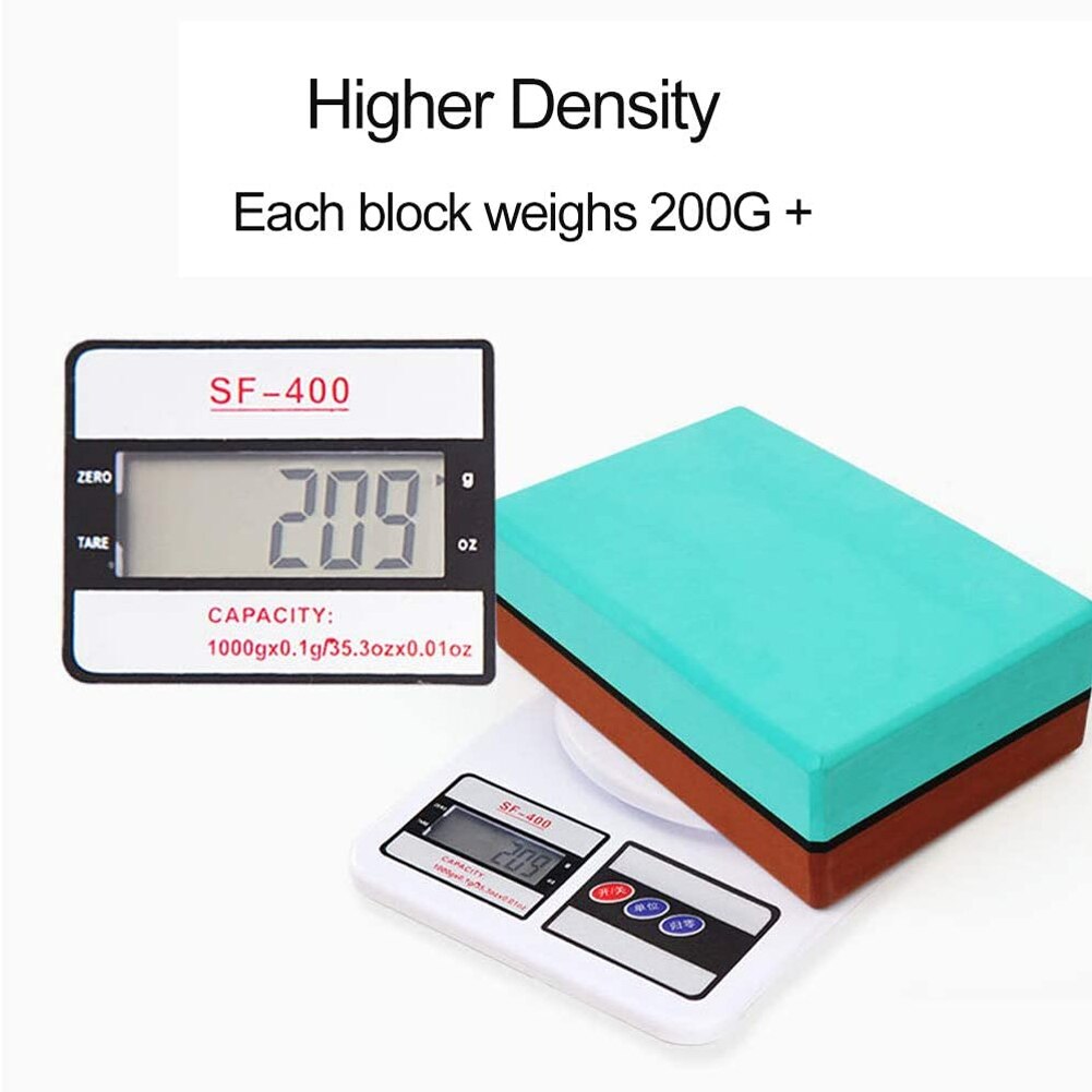 Pilates kerntraining fitness oefening dubbele kleur beginner yoga blok hulpstuk hoge dichtheid niet-giftig eva schuim biologisch afbreekbaar: Goud