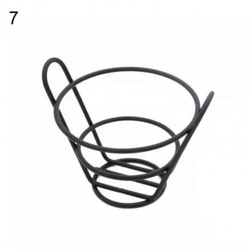 Mini French Fries Basket Food Bucket Snack Potato Chips Barrel Container Stainless Steel Mini Frying Basket Strainer Tableware: 7