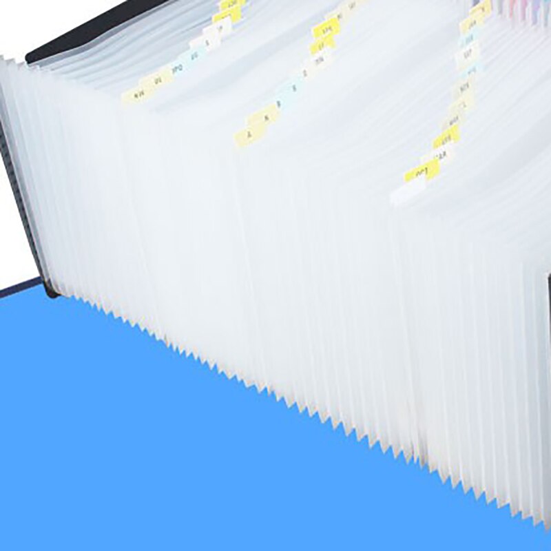 48 Pocket Map A4 Extensible File Organizer Accordeon Map Indeling Zak Desktop Storage Informatie Rack