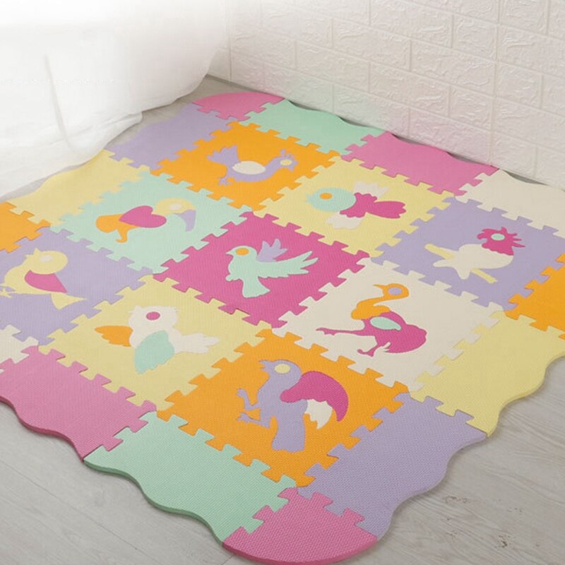 25 stk baby gulvmåtter eva puzzle måtter gulvfliser træning baby legetæpper krybende måtter toddler tæpper aktivitetspuder
