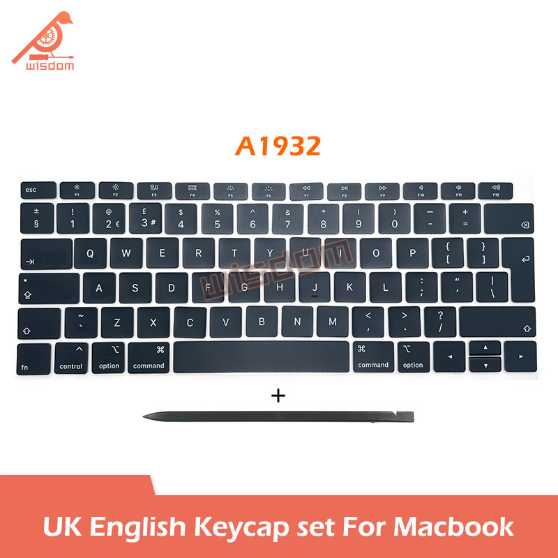 Laptop Uk Layout Keycaps Toetsen Voor Macbook A1466 A1502 A1707 A1989 A2337 A2338 A2141 A2681 A2442 A2681 A2681 A2941 Toetsenbord Reparatie: Paars
