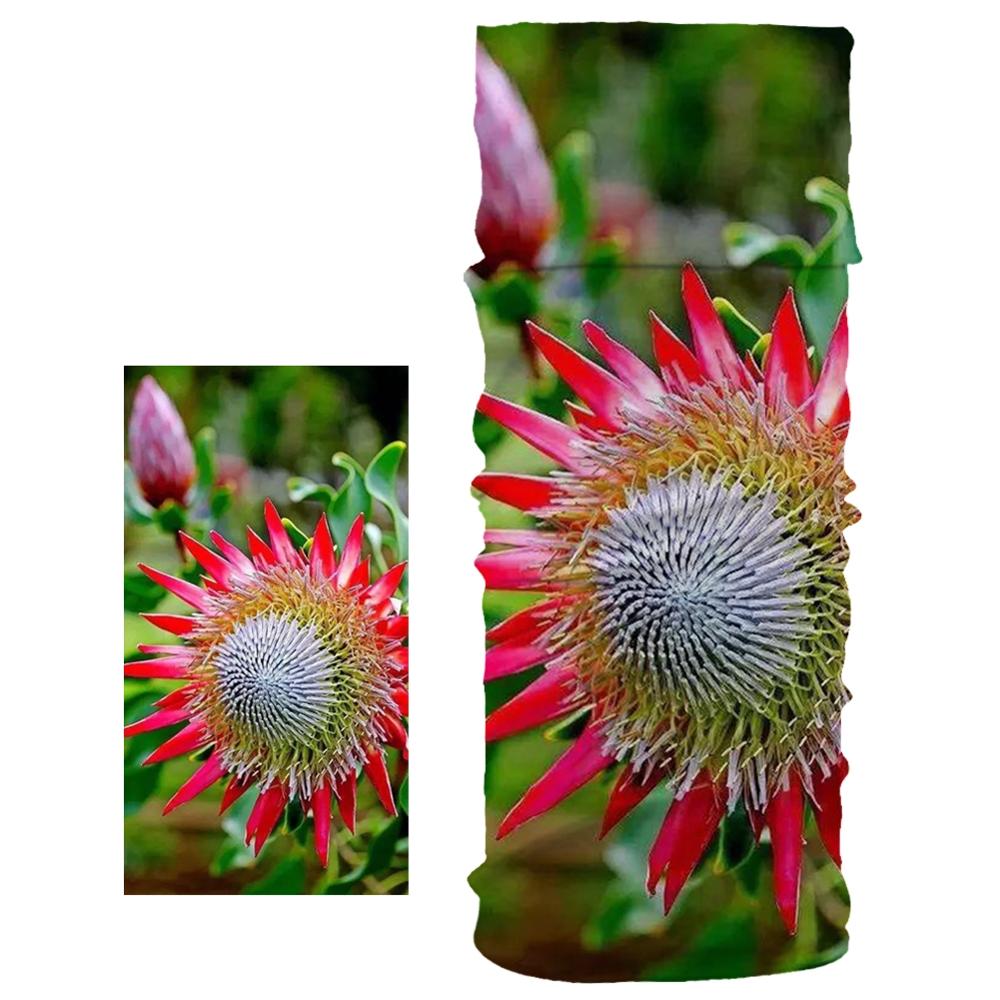 Dustproof Scarf Silk Scarf Small Daisy Pattern Trend Men and Women Unisex Magic Tube Scarf Four Seasons Universal: 07