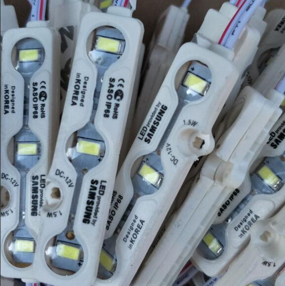 LED Module Lights SAMSUNG SMD5630 injection Led Modules with lens Led Sign Backlights For Channel Letters Advertising Light shop