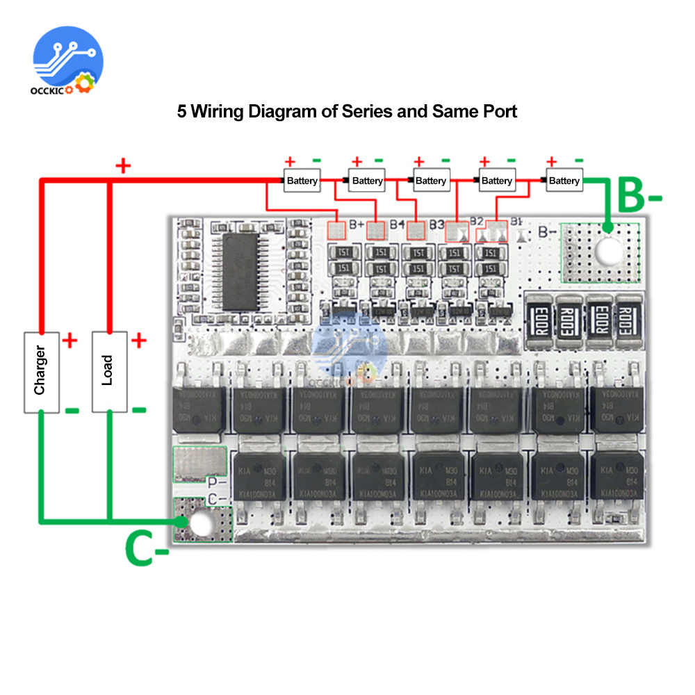 3S/4S/5S Bms 3.2V 100A Lithium-ijzerfosfaat Lithium Batterij Bescherming Circuit Board met Balance Li-Ion Ternair