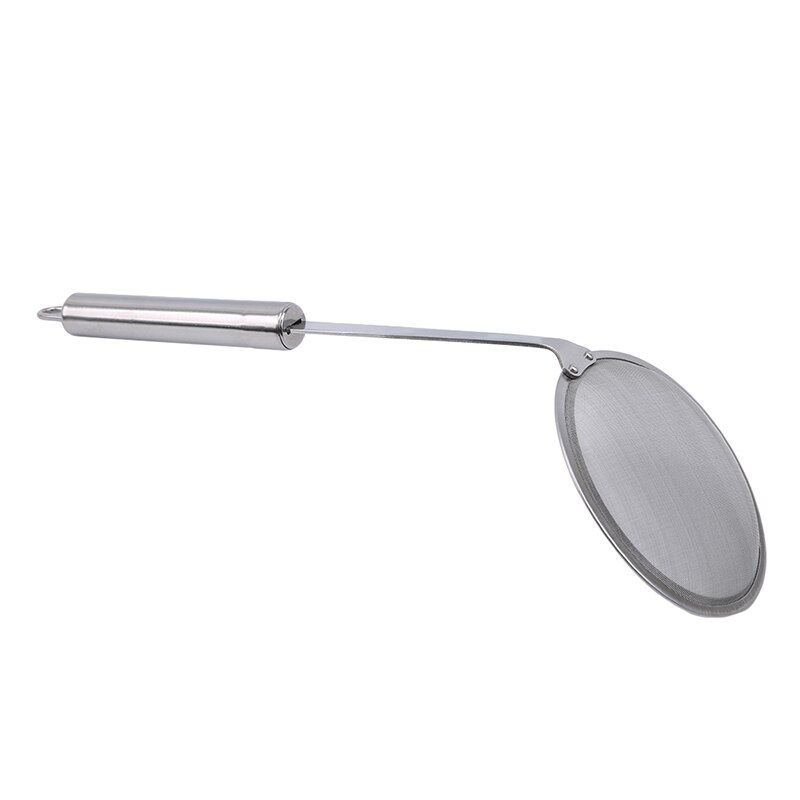 Cocina Multi-funcional de cuchara fino de acero inoxidable de malla de alambre de espumadera, colador de alimentos fritos neto utensilios de cocina