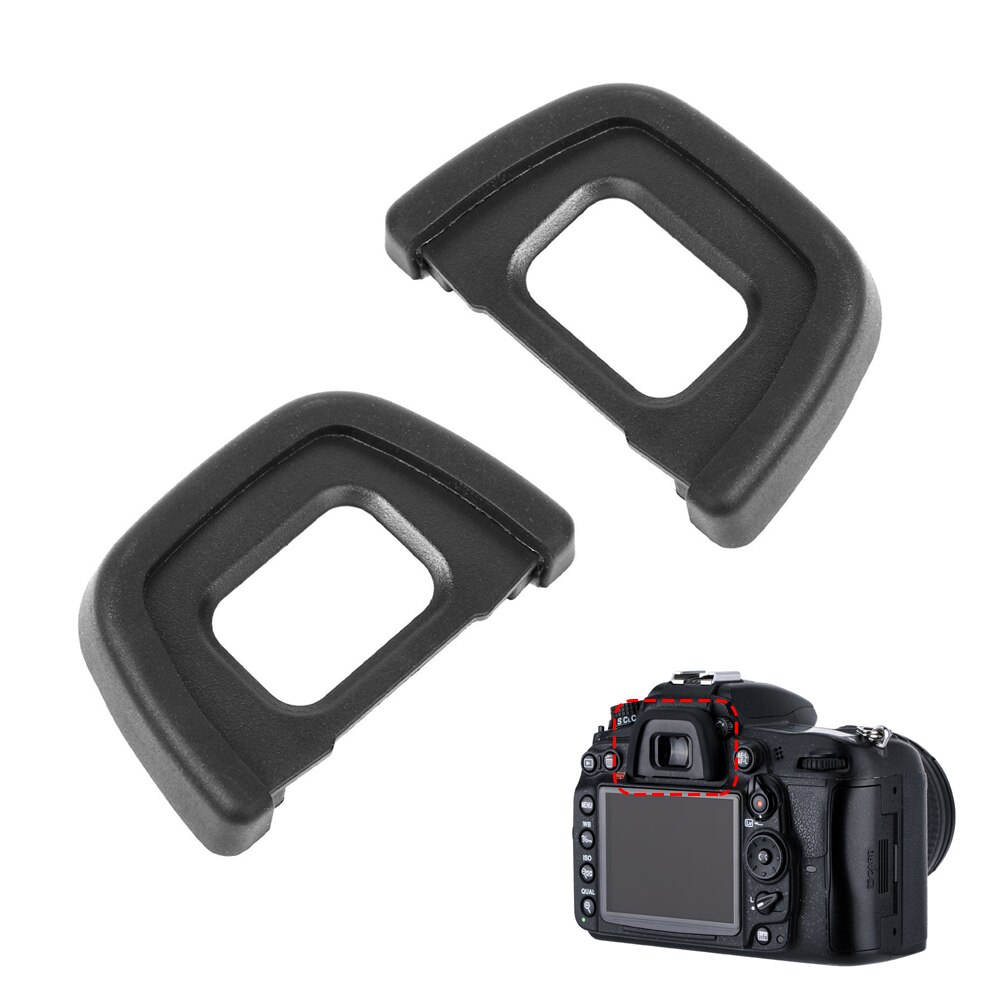 2 PCS DK23 DK-23 Rubber Oogschelp Zoeker Oogschelp Oculair voor Nikon D600 D610 D7000 D7100 D7200 D90 D80 D70S d70 D60