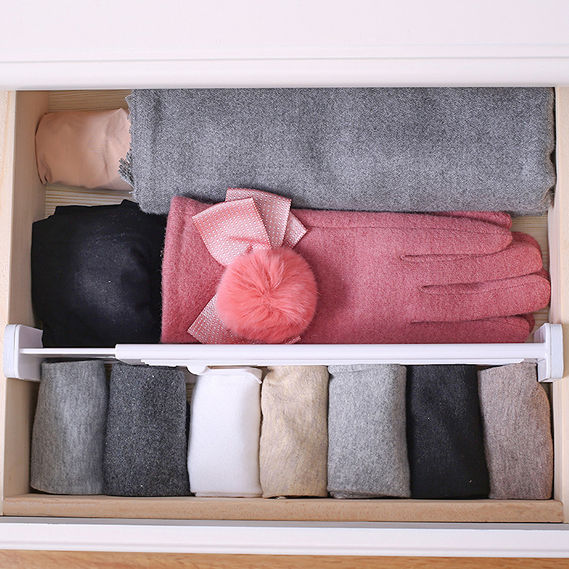 Adjustable Drawer Divider DIY Storage Shelves Household Partition Board Space-saving Division Tools Wardrobe Closet Separator