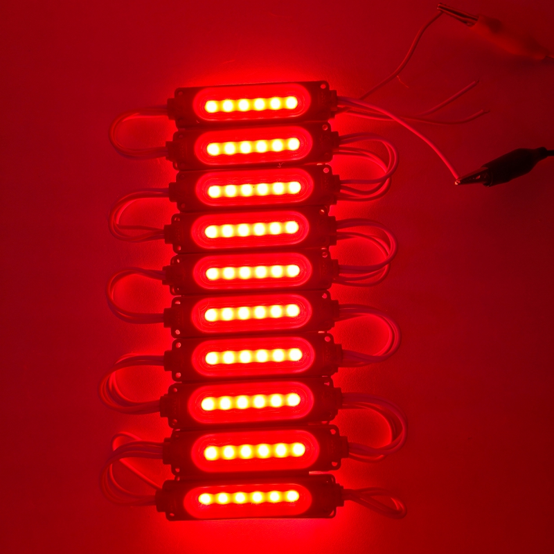 20pcs/lot Injection with Lens COB LED Module Waterproof LED Back Light Backlight for Sign Channel Letter DC12V 24V 2W IP68: Navy Blue