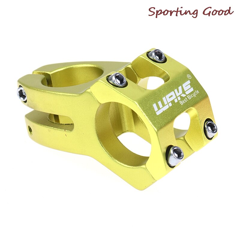 1PCS WAKE Mountainbike Lenker Vorbau Ultraleicht Aluminium Fahrrad Stem 31,8 MM: green