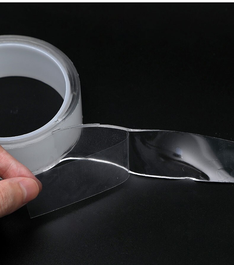 1M/2M/3M/5M Nano magic Tape Double Sided Tape Transparent NoTrace Reusable Waterproof Adhesive Tape Cleanable Home gekkotape