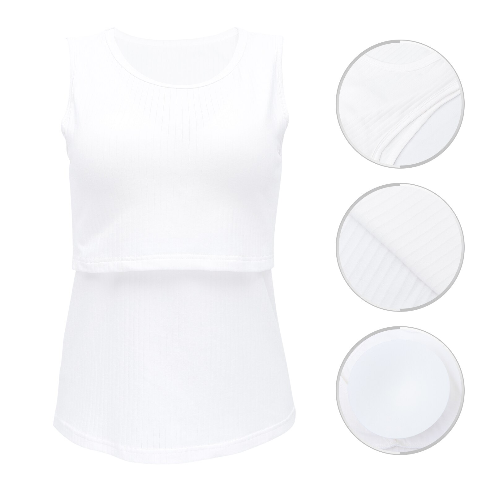 Gilet d&#39;allaitement pour femmes, 3 pièces, gilet de grossesse, vêtements de maternité