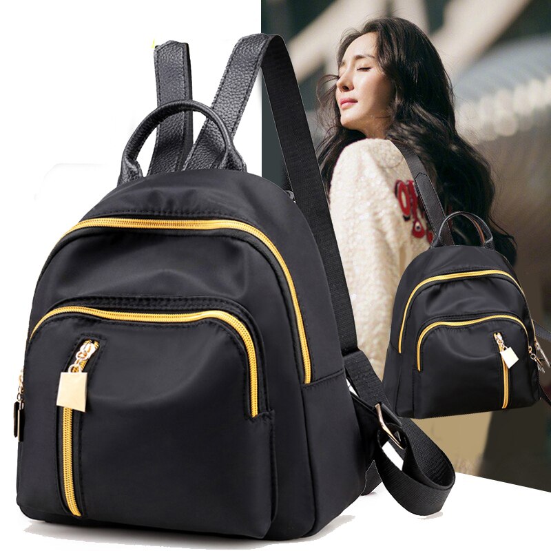 Zaino da donna nuova versione coreana alla moda di All-match Fashion Oxford Ladies Small Backpack Female Student Schoolbag