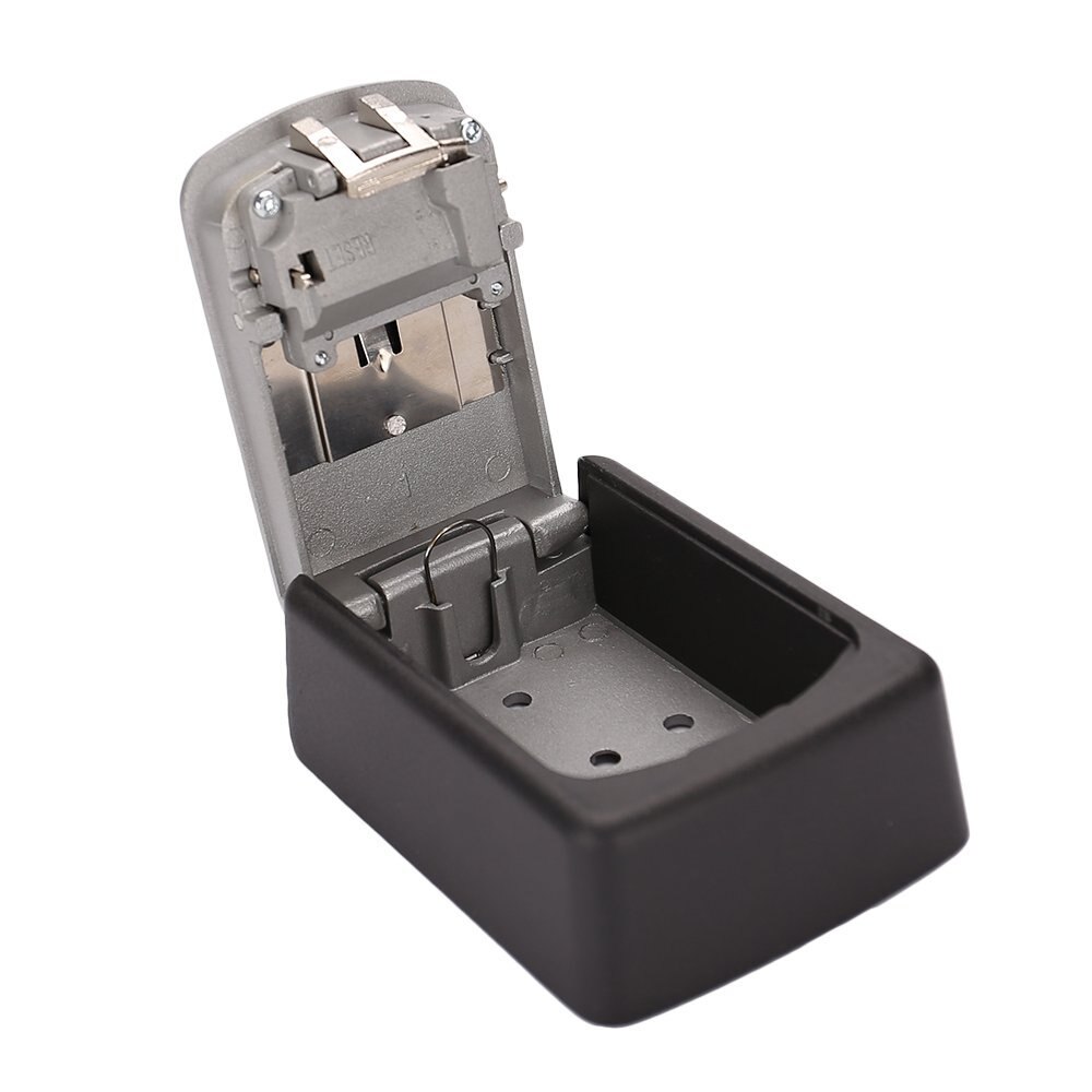 Wall Mount Key Lock Safe box 4-Digit password Weather Resistant Steel for Indoors or Outdoors Holds up to 5 Keys