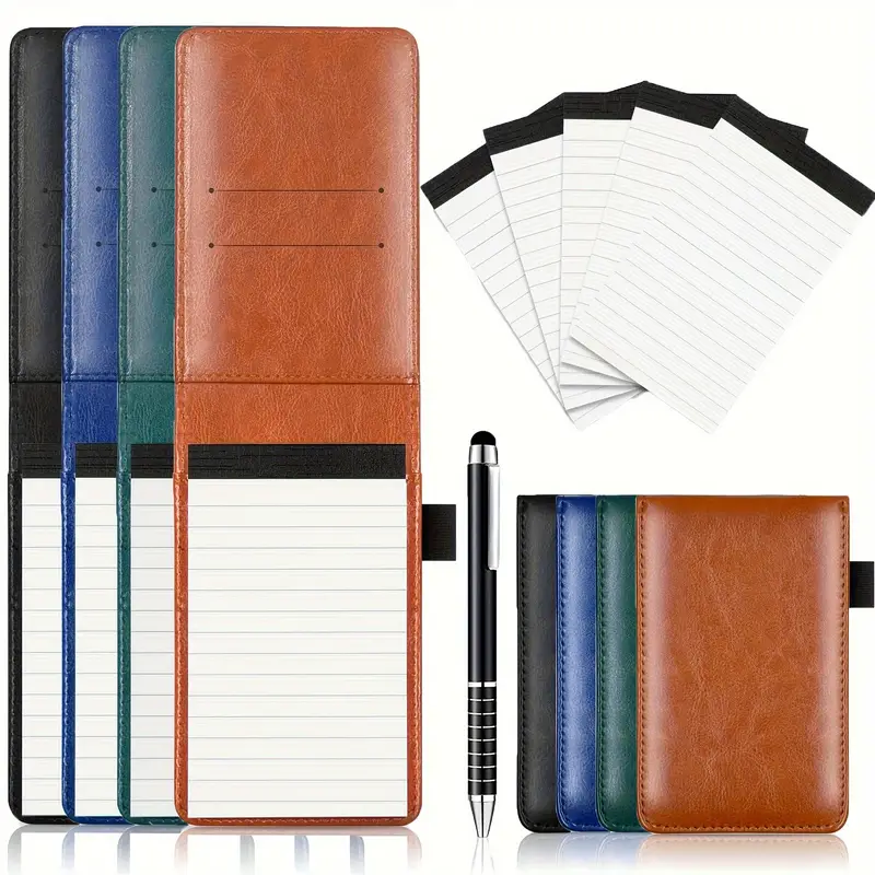 Small Pocket Notepad Diary Mini Portable Notebooks With Pen School Supplies Stationery Useful Office
