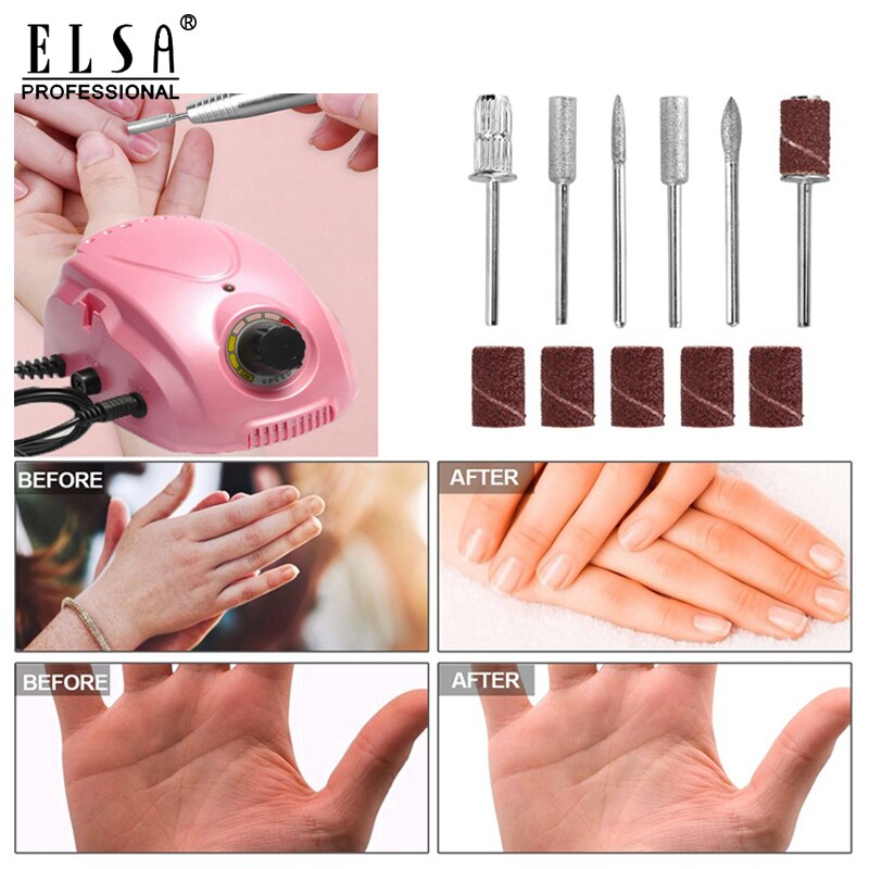 35000 Rpm 45W Nail Art Boor Nail Equipment Manicure Gereedschap Pedicure Elektrische Manicure Set Nail Art Boor Pen Machine set